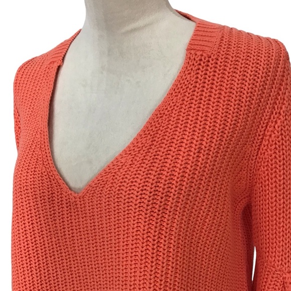 Free People Damsel Flared Sleeve V Neck Sweater Women’s Size Medium NEW - Picture 8 of 11